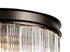 Burnaby Round Pendant /Semi Flush 5 Light Brown Oxide Small